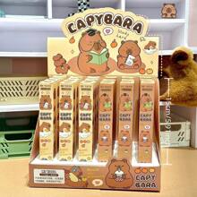 1/3/6pcs Random Capybara Ball Point Pen Blind Box, Cartoon Water Vole Push-Button Pen Small Gifts, Student Learning Stationery, Back To School Gifts