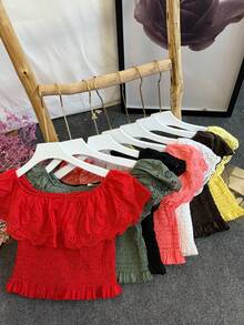 Camisetas femininas - Vermelho - Ver 7