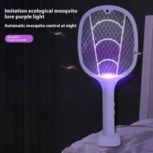 Electric Mosquito Swatter USB Household Electronic Mosquito Killer Rechargeable Mosquito Swatter Electric Shock Mosquito Killer Fly Swatter Mata Moscas Bug Zapper,500mAh