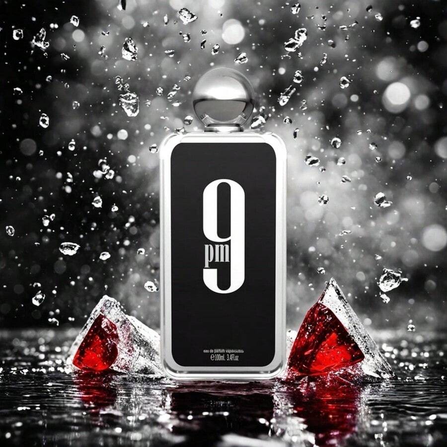 Afman 9 PM For Men Premium Cologne Spray, 3.4 Fluid Ounce Long-Lasting Fragrance