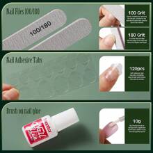 Teenitor 24Pack Short Press On Nails, 576Pcs Round Press On Nails, Matte And Glossy Short Fake Nails With Glue
