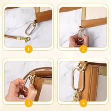 5 pièces Mousqueton ovale, Anneau porte-clés en métal à ressort, Crochets à boucle à ressort en O. Clips de chien-médaille ovale lourds pour sacs, porte-monnaie, porte-clés de rechange