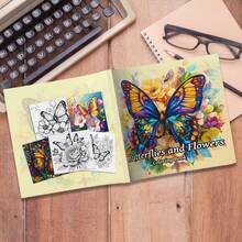 24-Page Cute Kitchen-Themed Coloring Book - Featuring Vibrant Colorful Adorable Animals, Stress-Relief Art Sketch Book, Suitable For Teens And Adults - Perfect Gift For Birthdays, Holidays And Special Occasions, Ideal Coloring Book For Girls - Kitchen Fun - View 7