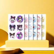 Sanrio 36/108/144 Peças Adesivos Repelentes de Mosquitos de Verão, Adesivos Personalizados para Crianças, Adesivos Sanrio, Adesivos Infantis Kuromi para Uso Externo, Adesivos Repelentes de Mosquitos, Adesivos de Esportes Ao Ar Livre, Acampamento Ao Ar Livre, Adesivos Repelentes de Mosquitos, Proteção Eficaz