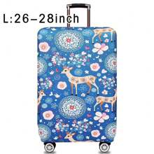 Luggage Cover Travel Case Cover For 18 To 32 Inch Luggage Protector Cases For Outdoor Travel Business Fashion Graphic Pattern For Men Women Travel Accessories Polyester Suitcase Elastic Dust Covers Student Back To School Stuff, Ideal For Outdoor And Holiday Travel, Luggage Protection|Vibrant Design|Elastic Fit, Luggage Travel Accessories