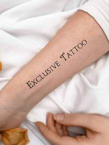 LICVIC 1-20pcs Custom Personalized Fake Tattoos Temporary, Custom Tattoos, Personalized Temporary Tattoos, Multicolor Text Stickers, For Birthday Party Wedding Bride Groom Decor, Custom Text, Personalized Text, Variety Of Styles, Make Your Own Temporary Tattoos, Name/Text/Customizable Face Tattoos For Bachelorette Party Graduation Birthday Wedding Colorful, Leisure, Basics, Casual, Soft, Unique, Customized, Personalized, Custom, Ideal Gifts For Her, Girlfriend, Her, Boyfriend, Friends, Stickers, Stickers