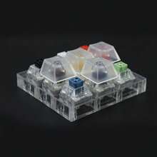 Nouveaux touches ABS transparents en profil Cherry R4 à 10 touches pour commutateurs MX, cadeau DIY pour les amateurs de jeux