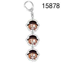 bandai Cadena de llave de acrílico con decoración colgante de bolsa de dibujos animados de Bungo Stray Dogs con los personajes Nakajima Atsushi y Kunikida Doppo. Adecuado para bolsos, mochilas y llaves. El regalo perfecto para fans, decoración para fiestas de cosplay, pendientes para el coche. Derivados creativos de anime, pendientes de cómics japoneses, colecciones de fans senior de anime, regalos de la serie Otaku, regalos económicos para fiestas