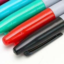Permanent Markers - Fine Point, Durable Plastic, Long-Lasting Ink For Classroom, Office, Kitchen Use,Back To School,School Supplies - Multicolor - View 4