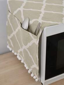 1pc Minimalist Microwave Oven Cover, Home Baking Protective Cover - Multicolor - View 7