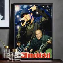 1 Piece Unframed Pop Posters Wall Arts Limp Bizkit Poster Poster Paper Print Home Living Room Bedroom Entrance Bar Cafe Art Painting Decoration