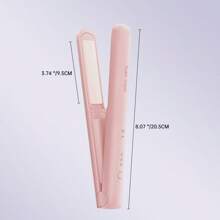 Mini 2-In-1 Wireless Tourmaline Ceramic Hair Curler Hair Straightener With Intelligent Constant Temperature Setting Portable Micro Coil Hair Straightener Hair Curler Easy To Carry On Business Trips