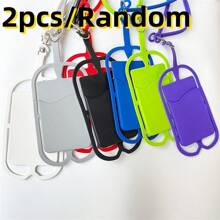 2-7 peças Suporte para Pescoço Premium em Silicone para Smartphones, Bolso de Navegação Fácil, Confortável, Durável e Elegante para Aventuras