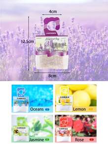 20 pièces de sachets parfumés à suspendre, aux senteurs de rose, jasmin, lavande, lys et autres parfums, convenant aux tiroirs, placards, armoires, salles de bain, voitures, pour la Saint-Valentin, le Ramadan et autres festivals