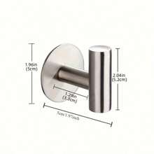 Gancio in acciaio inossidabile per accessori da bagno, appendiabiti da parete moderno per bagno, cucina, accappatoi, vestiti, autoadesivo per bagno, hotel, garage, piscina, accessori per la casa