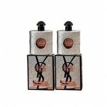YSL Black Opium Glitter  Eau De Parfum, 7.5ml (0.25 Oz) Women's Perfume - Mini Splash EDP, Marshmallow & Coffee, Travel Size  (Set Of 2) - Black Opium Glitter 15ml(7.5ml*2瓶) - 查看 7