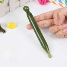 Barra de masaje de acupresión facial, raspador de masaje facial y de belleza para los ojos (no de cuerno de buey), bolígrafo de masaje de meridianos para todo el Body
