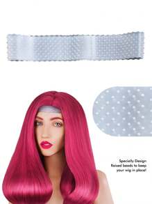 1PC Wig Grip Band, Non Slip TransparentHeadbands For Women, Natural Grip ComfortElastic Wig Grip Cap For Lace Wigs To Hold Wigs