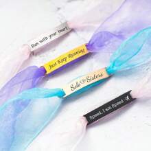 Individuelle Laufschuh-Anhänger, Schuhanhänger-Identifikation für Läufer & Radfahrer, Metall-Schnürsenkel-Charms, Laufgeschenk, Marathon-Geschenk, Schuhzubehör, Schuhstange