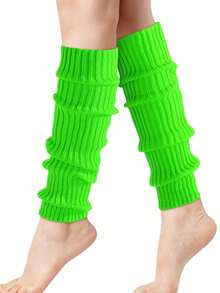 Leg Warmers For Women, Cute Knit Leg Warmer Socks For Dance, Fall / Winter - Multicolor - View 7