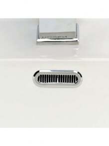 3pcs Basin Hole Covers,Overflow Long Hole Cover,Wash Basin Plug Filter,Decorative Cover,Rectangular Round Ring Plug For Bathroom Kitchen Wash Basin/Bathtub/Pedestal Basin/Mop Sink Overflow Hole,Bathroom Kitchen Accessory