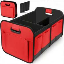 Car Trunk Organizer, Car Storage Organizer With 70L Large Capacity Waterproof Collapsible And 10 Pockets, 600D Oxford Polyester,Trunk Organizer For Any Car, Black