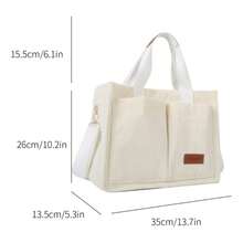 Alwy Women's Crossbody Bag Velvet Tote Bag 2025 - 黑色 - 查看 8