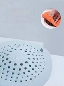 4 unidades de filtros de drenaje de piso, de material de silicona, desodorizantes, colectores de cabello anti-obstrucción, aptos para baño y cocina, tabletas para la limpieza de tuberías de bañera