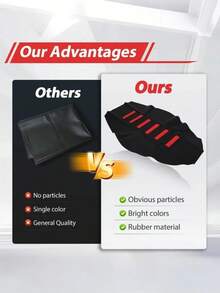 1 件越野摩托车座套垫，适合铃木和大多数越野车，双座 PVC 摩托车座垫 - 彩色 - 查看 5