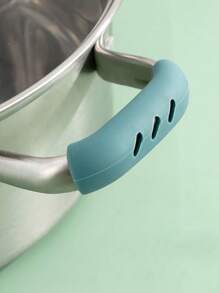 2 Pieces/Silicone Pot Handle Cover, Creative Hollow Out Detail Anti Scalding And Anti Slip Pot Handle Protective Cover, Suitable For Kitchen