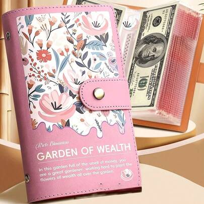 A6 现金储蓄笔记本，厚多功能硬币和现金收集整理架，学校用品，返校