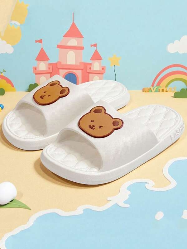 Kids Slippers Summer Girls Indoor Anti-Slip Soft Bottom Breathable Cartoon Cute Boys Beach/Outdoor Sandals