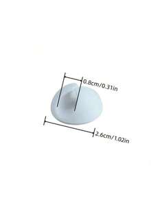 2 piezas de sujetacables de escritorio para organizar cables de datos/auriculares/carga, soporte de cables de mesita de noche, de vuelta a la escuela - Blanco - Ver 7