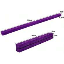 Woosien Woosien® 210 cm Kunstturnbalken für Zuhause, faltbares Turngerät mit rutschfesten Polstern, Schwebebalken für Mädchen und Jungen, platzsparend