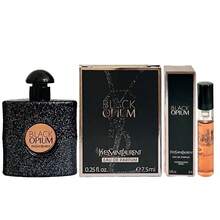 YSL BlackOpium Eau De Parfum With Coffee & White Flowers For Women ,(7.5ml/0.25fl.Oz), (3ml/0.1fl.Oz) Splash/Sample Spray Travel Mini(Set Of 2) - Black Opium 10.5ml(7.5ml+3ml) - 查看 3