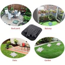 1 pièce Moule de pierre pour faisant le chemin de la tortue, moule en béton pour jardin pour tortue