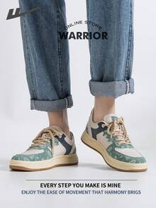 Warrior Women's Shoes Spring And SummerLightweight Comfortable Breathable Modest Style Casual Yet Sleek Sneakers Applicable Throughout The Year Wear-Resisting All-Day Wear Training Sneakers Running Shoes Couple Casual Shoes