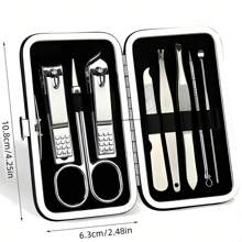 1 Set Nail Clipper Set Professional Nail Clipper Set Stainless Steel Manicure Set, Nail Care Tools . ﻿