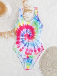 1 peça sexy confiante figura maiô de uma peça, mulheres europeias e americanas populares biquíni maiô, retro floral impressão novo biquíni para praia e litoral