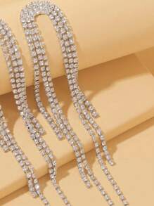 Brincos com borlas para mulheres, brincos longos e pendentes, acessórios elegantes para brincos