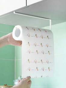 1 pieza Estante de acero colgante para pañuelos de puerta o gabinete, adecuado para otros lugares como la cocina, la sala de estar, el baño, etc.