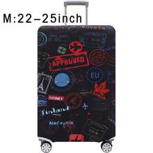 Luggage Cover Travel Case Cover For 18 To 32 Inch Luggage Protector Cases For Outdoor Travel Business Fashion Graphic Pattern For Men Women Travel Accessories Polyester Suitcase Elastic Dust Covers Student Back To School Stuff, Ideal For Outdoor And Holiday Travel, Luggage Protection|Vibrant Design|Elastic Fit, Luggage Travel Accessories