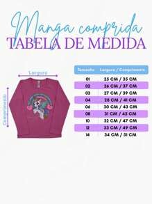 Kit 05 Blusinhas Manga Longa Feminina Roupa Infantil Menina Criança Com Silk Pedraria Cores Sortidas