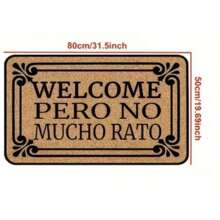 50 x 80cm/40 x 60cm Tapete de Boas-Vindas Floral da Moda - Tapete de Poliéster, Fácil de Limpar Fibra de Poliéster, Adequado para Decoração Interna e de Varanda, Decoração de Casa de Banho, Carpete de Chão, Tapete Externo, Tapete de Porta, Decoração de Outono, Acessórios de Banheiro, Decoração de Entrada Volta às Aulas