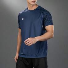 Under Armour Unisex Short Sleeve T-Shirt, Football Training, Running, Fitness, Breathable, 2026 New Model 24500509-408