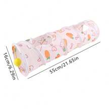 1 Stück Kaninchen & Hamster Haustier Tunnel Spielzeug, faltbare Versteckhöhle