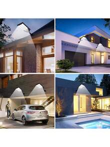 Lámparas Led Solares Exterior Jardín Luz Iluminación Solar - Negro - Ver 9