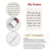 1pc The Best Things In Life Inspirational Quote Positive Quotes Best Friend Gift For Family(Comes Without Frame) Eid Al-Adha Mubarak - Multicolor - View 6