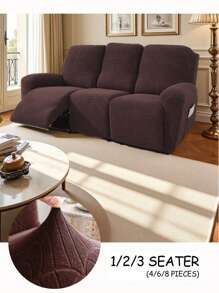 Recliner Sofa Covers Jacquard Reclining Couch Covers Slipcovers Furniture Covers 1/2/3 Seater