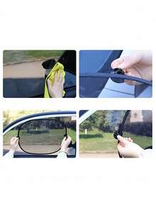 1pc/2pcs/3pcs Set Optional, Car Sun Shade, Side Window Sunshade, Suction Cup Mounted Interior Sun Visor, Mesh Material Filters Bright Light, Protects Privacy, Blocks UV, Suitable For Summer, Spring And Autumn When Sunlight Is Strong, Random Suction Cup Style - Multicolor - View 9